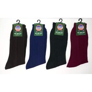 King Vintage Stretch Nylon Men's Dress Socks Size 10-13 NOS